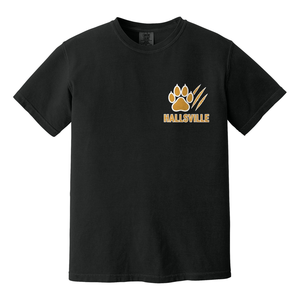 Hallsville Claw Mark Tee - Black