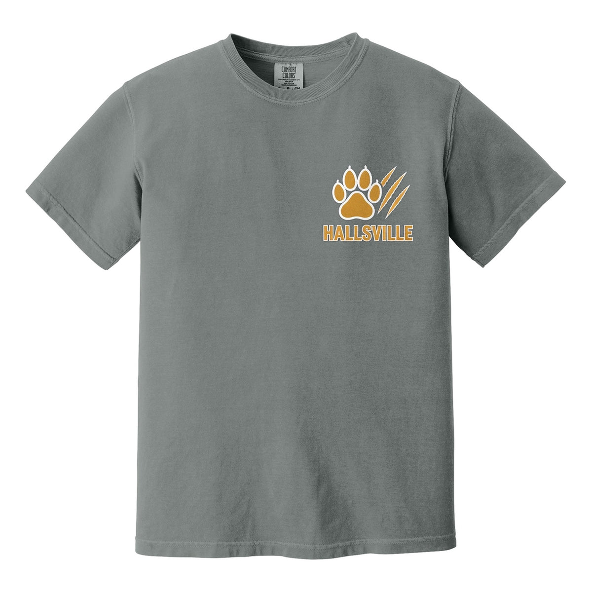 Hallsville Claw Mark Tee - Grey