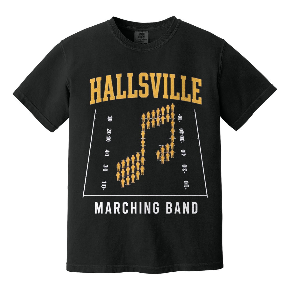 Hallsville Band Halftime Formation Tee - Black